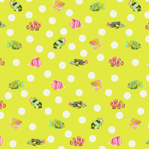 光輝龍フォレスト & PPP セット FreeSpirit Fabrics Floral Reef by Tula Pink School Crossing